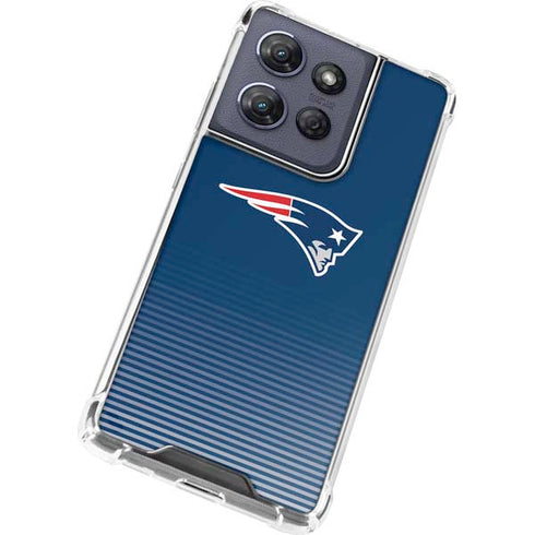 NFL New England Patriots Breakaway Moto G Play 5G (2025) Clear Case